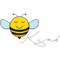 Bee kind (Be kind) funny pun gift for a bee keeper or anyone who loves bees. Promote kindness and to.png