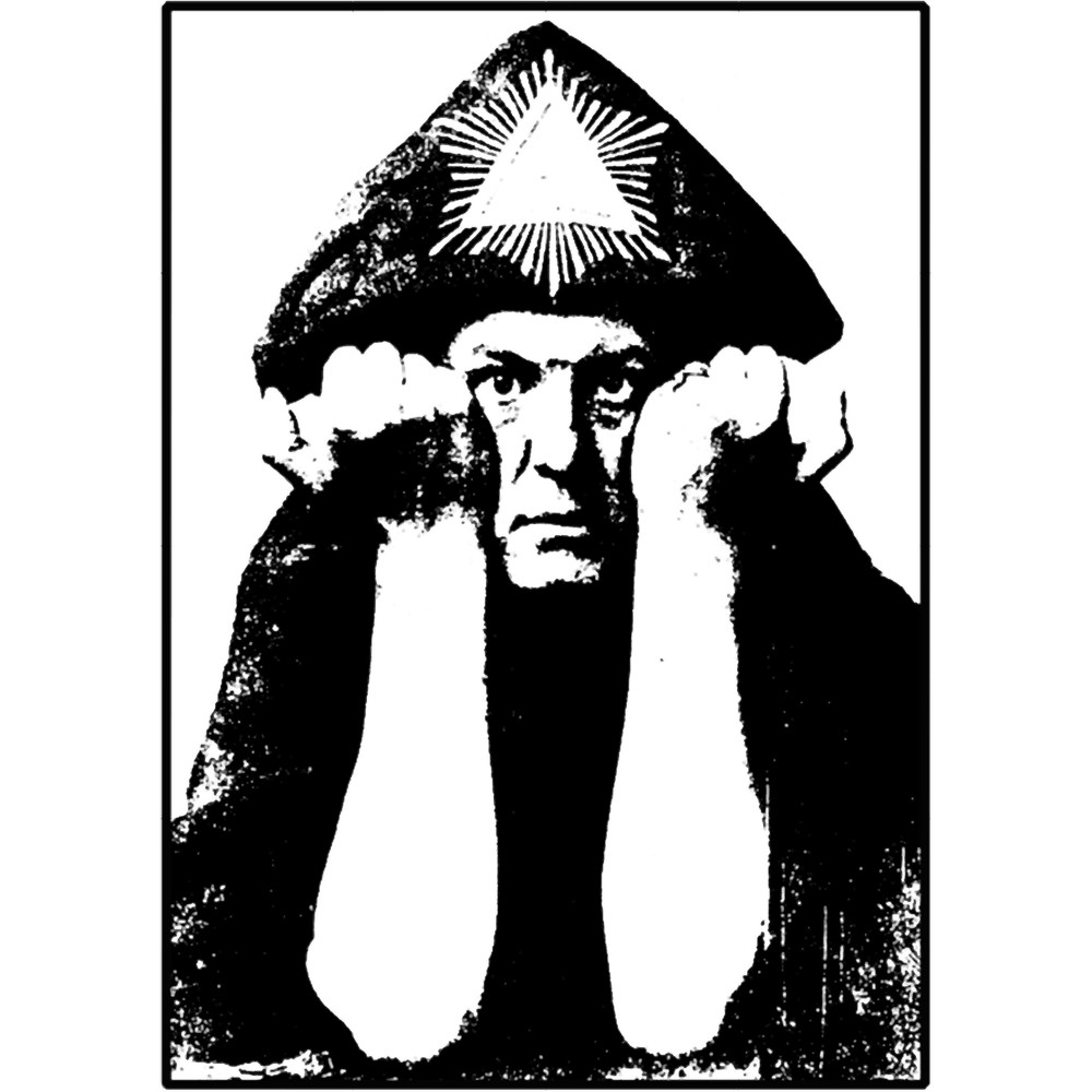 Black For Men Aleister Crowley Small To 2 Extra Large Sizes Graphic.png