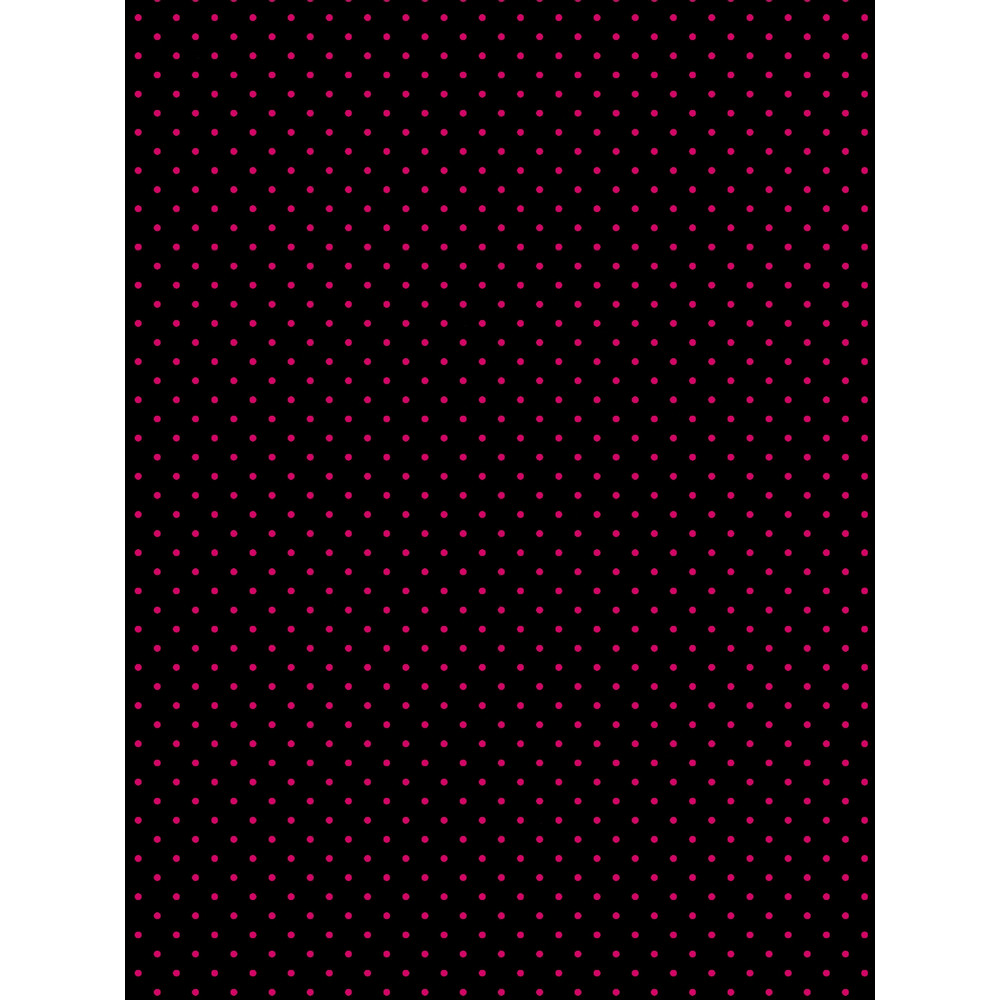 Extra Small Dark Hot Pink on Black Polka Dots Graphic .png