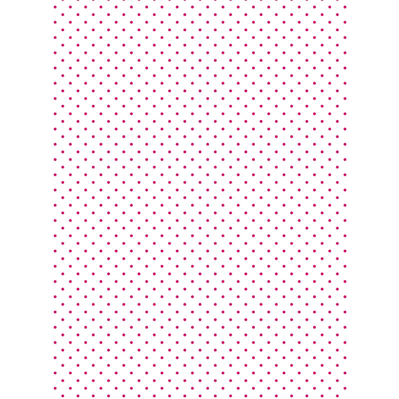 Extra Small Dark Hot Pink on White Polka Dots Graphic .png