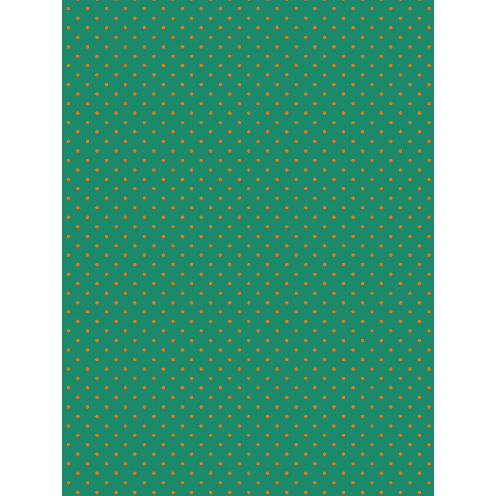 Extra Small Orange on Elf Green Polka Dots Graphic .png
