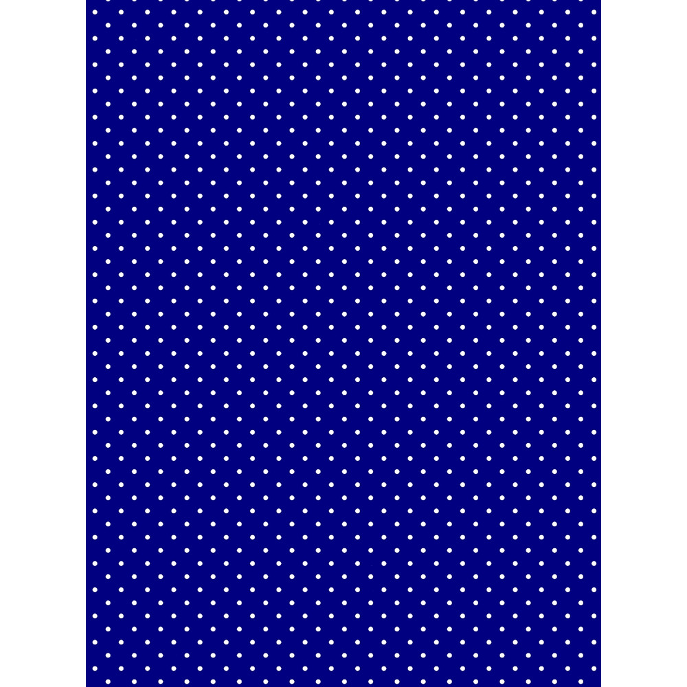 Extra Small White on Royal Blue Polka Dots Graphic .png