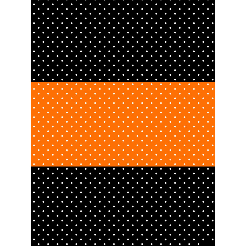 Extra Small White Polka Dots on Orange and Black StripesGraphic .png