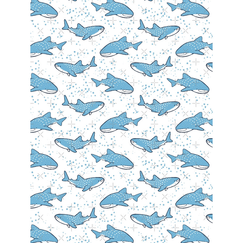 Starry Whale Sharks (Light version) Graphic .png