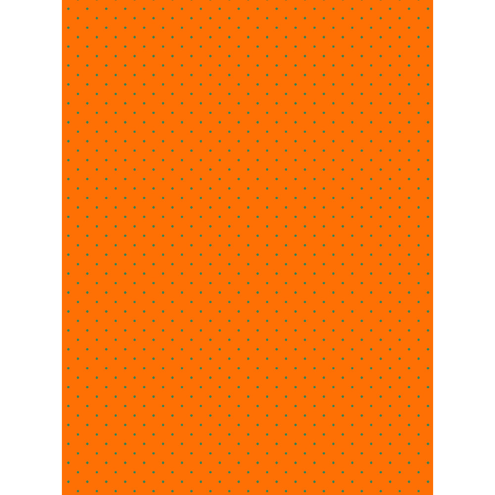 Tiny Elf Green on Orange Polka Dots Graphic .png