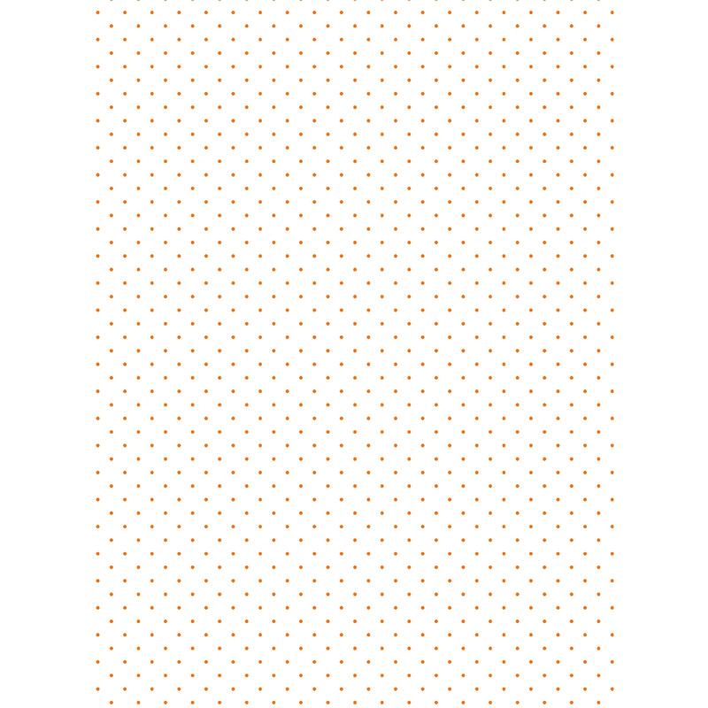 Tiny Pumpkin Orange on White Polka Dots Graphic .png