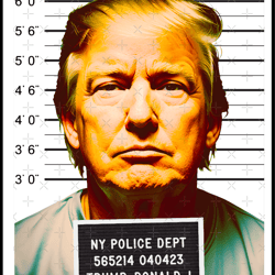 humorous deepfake mugshotof donald trumpfake trump mugshot political