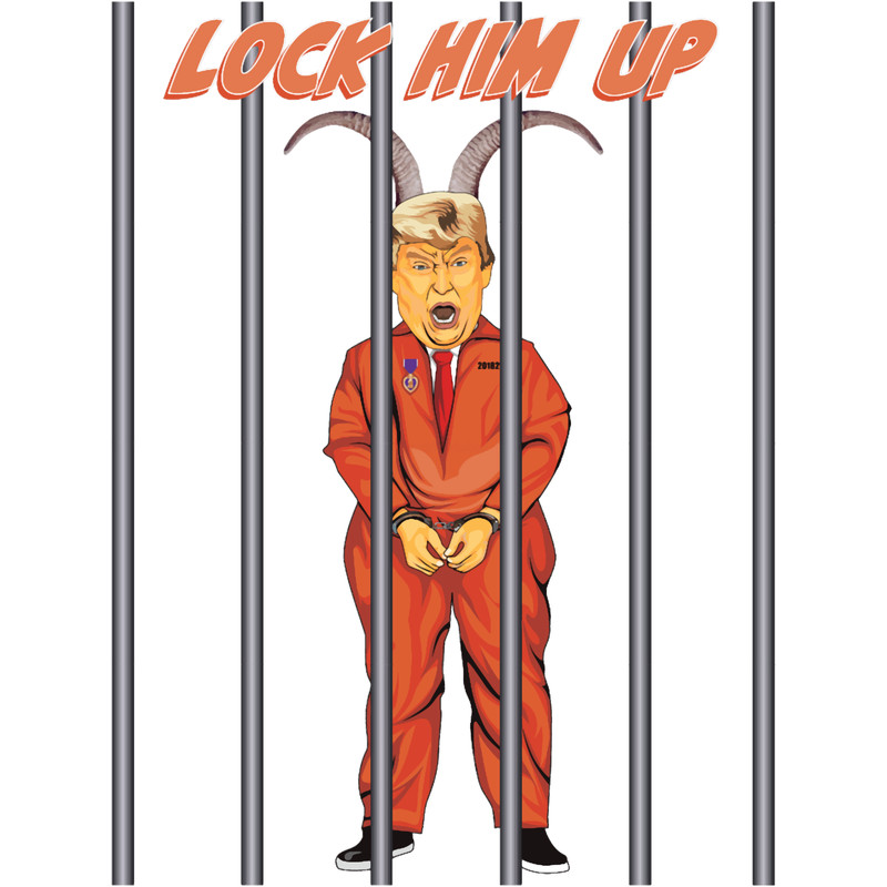 Trump with Devil Horns in Orange Prison Jumpsuit.png