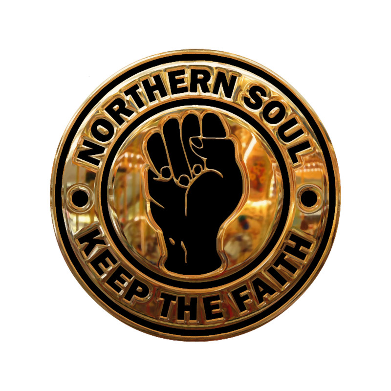 Northern Soul Keep The Faith Logo Gold and Black.png