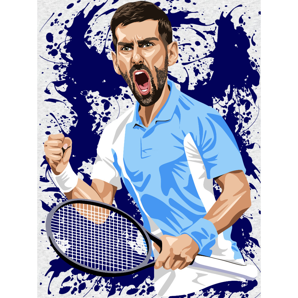 Novak Djokovic WINNER Tri-blend .png