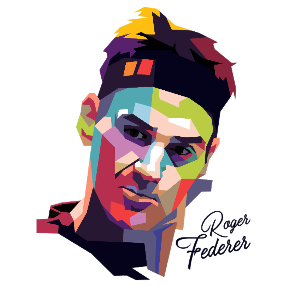 Roger Federer Pop Art Portrait133.png