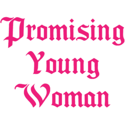 Promising young woman pink design