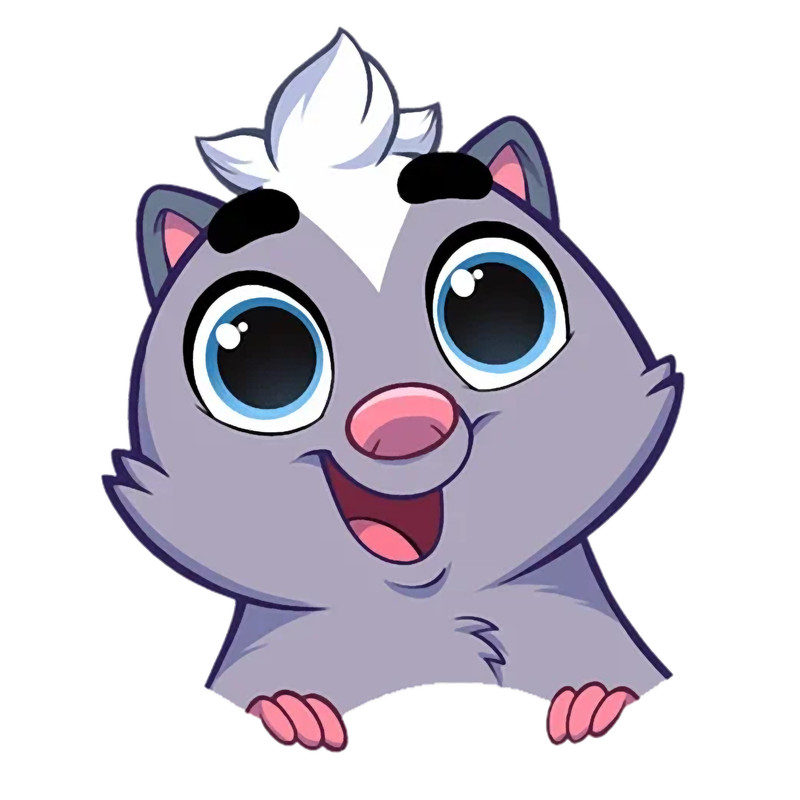 cute skunk .png