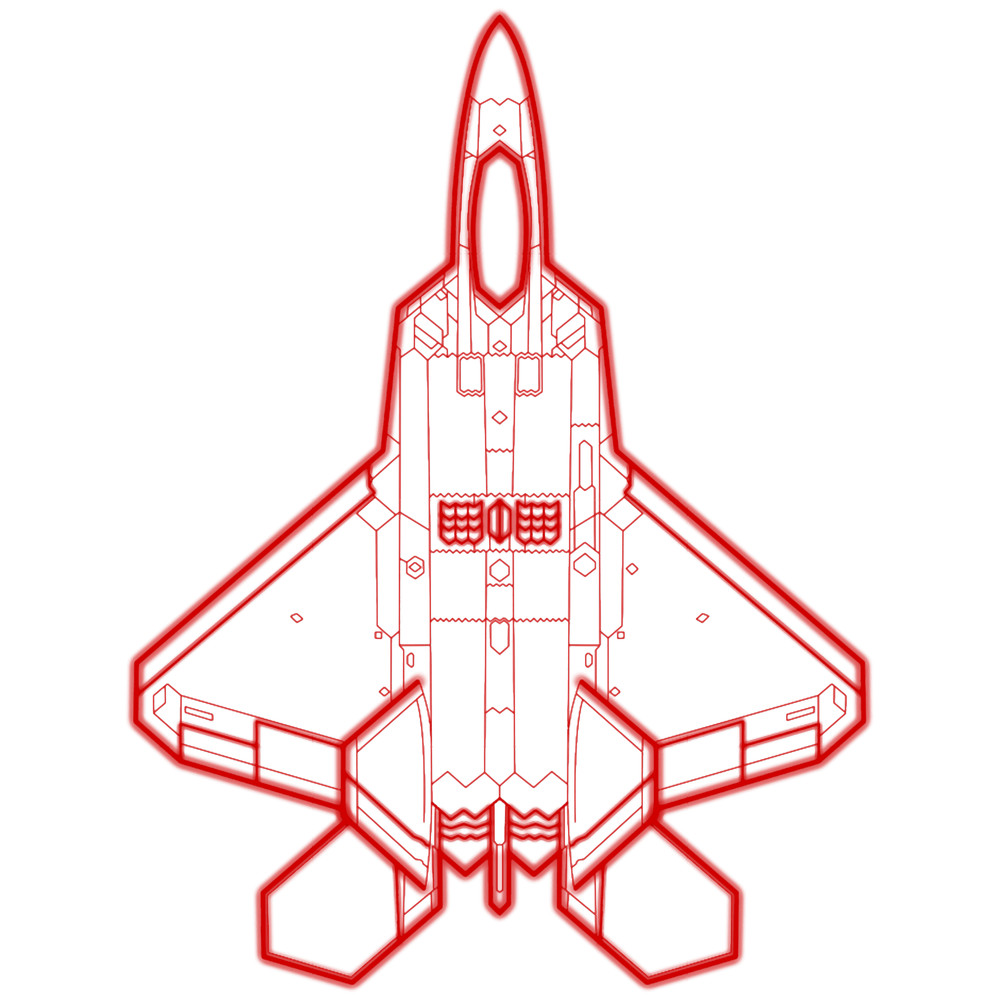 Lockheed Martin F-22 Raptor - Red Lines - Glare.png