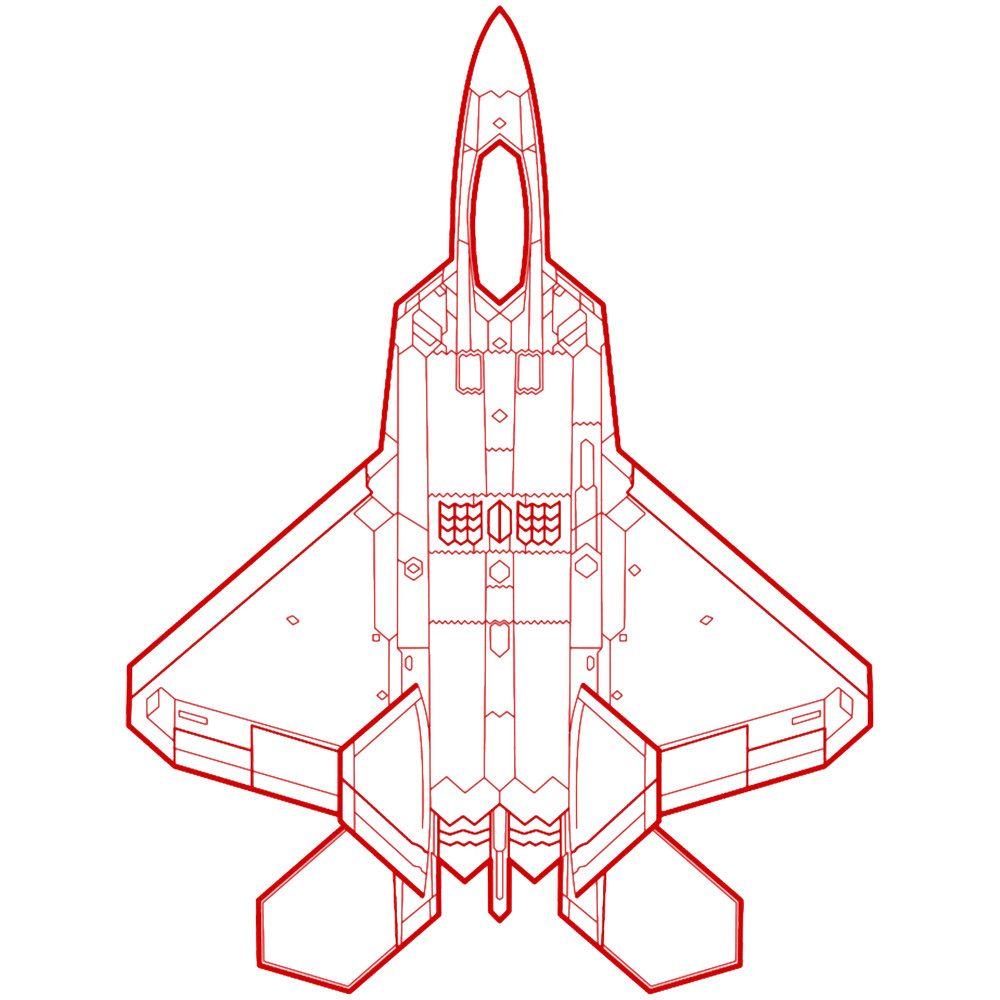 Lockheed Martin F-22 Raptor - Red Lines.png