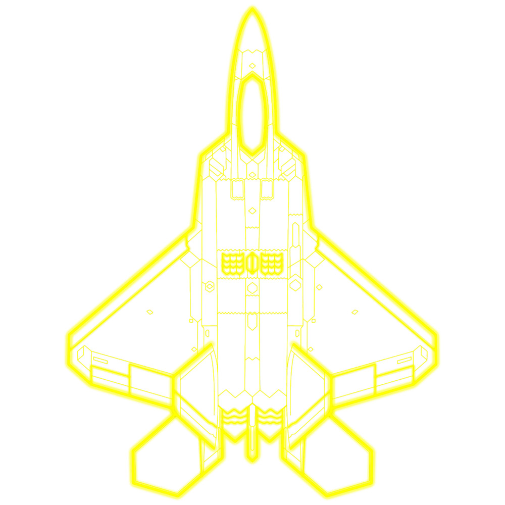 Lockheed Martin F-22 Raptor - Yellow Lines - Glare.png