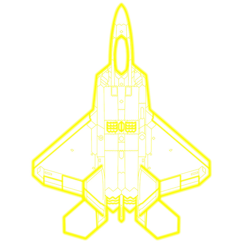 Lockheed Martin F-22 Raptor - Yellow Lines - Glare.png