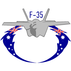 Lockheed Martin F35 Lightning II amp FlagAustralian Fighter Jet