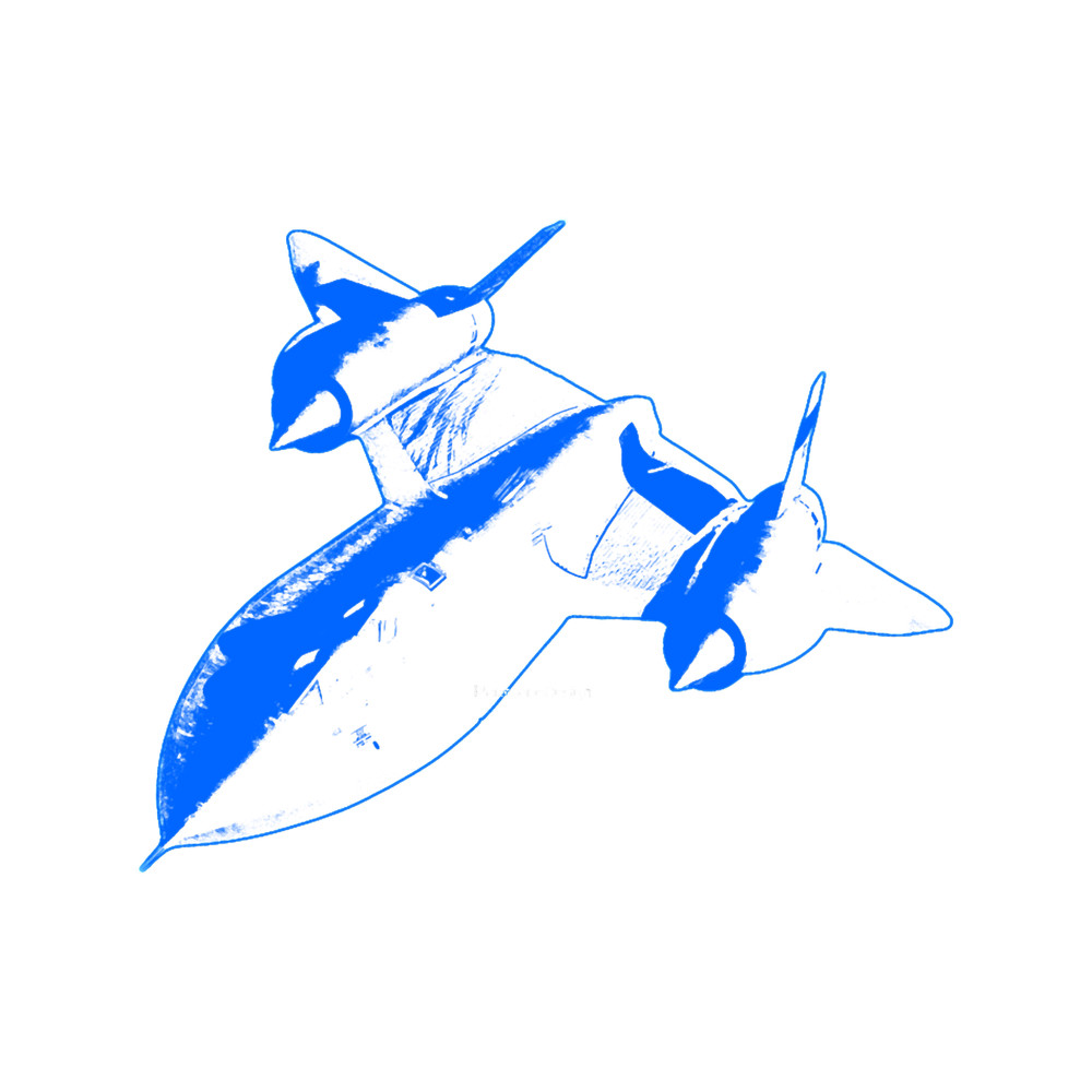 Lockheed SR-71 Blackbird - Blue Design .png