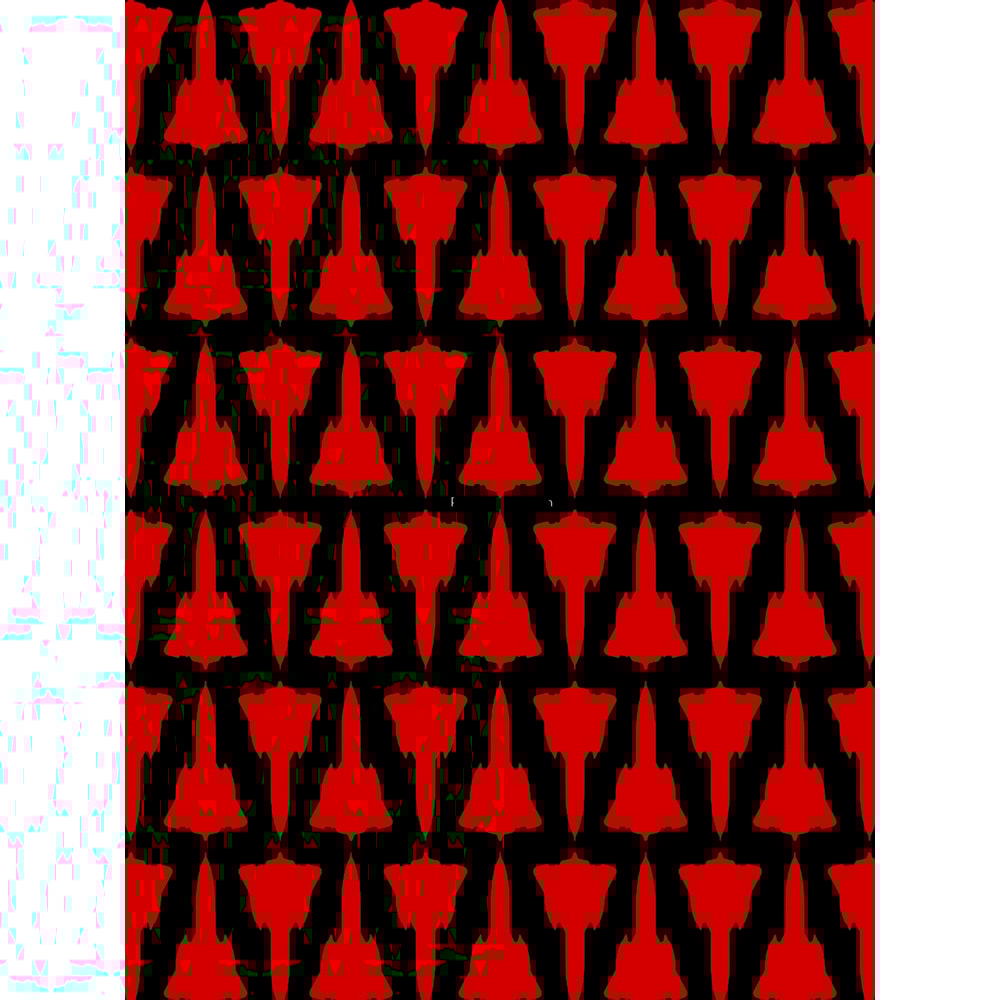 Lockheed SR-71 Blackbird - Red _amp_ Black Pattern Design Graphic .png