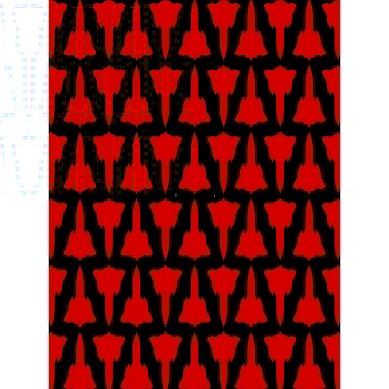 Lockheed SR-71 Blackbird - Red _amp_ Black Pattern Design Graphic .png