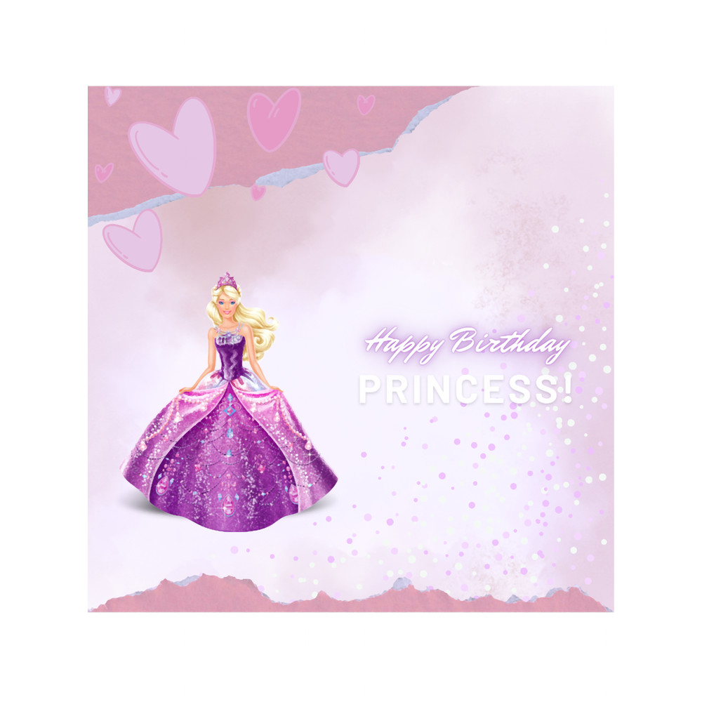 Barbie - Happy Birthday Princess Message .png