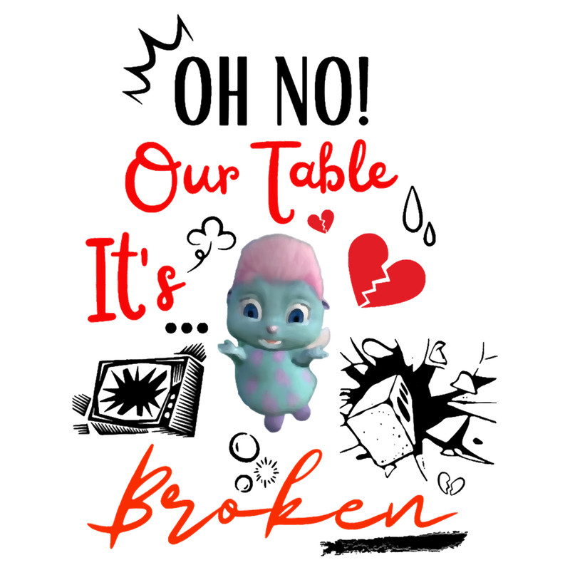 Its Broken Bibble Meme Vintage Photograp.png