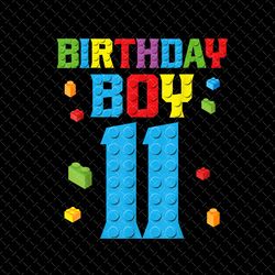 birthday block building png, 11 years old birthday boy, block building birthday boy png, blocks 11th birthday boy png