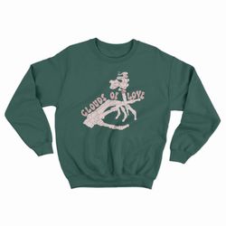 clouds of love smoking skeleton valentine day gift shirt crewneck sweatshirt matching sweater