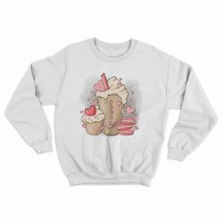 cute coffee cup anti valentine day gift shirt crewneck sweatshirt matching sweater