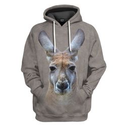 3d kangaroo front and back tshirt hoodie apparel