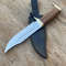 Custom Handmade J2 Steel Bowie Knife With Brass Guard And Rosewood Handle With Premium Leather Sheath Evergreen Cutlery 3