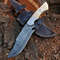 Custom Handmade Damascus Steel Hunting Knife EDC Fixed Blade Bowie Knife 0