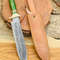 Custom Made Damascus Tool Steel High Quality Crocodile Dundee Bowie Rambo Knife Fathers Day Gift Gift For Him USA Knife 3