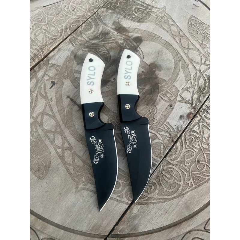 SYLO Crossed Piston 15Knife Full Tang Hand Forged J2 Steel EC 2