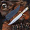 Handmade Carbon Steel Hunting Knife The Expendables Movie Replica Bowie Knife Anniversary Gift For Him Christmas Gift 6