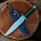 Rambo First Blood Movie Replica Survival Tactical Knife Sylvester Stallone Hunting Knife With Leather Sheath EC 7