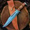 Handmade 18 Rambo Movie Replica Hunting Survival Bowie Knife Fixed Blade Knife With Leather Sheath Christmas Gift EC 4
