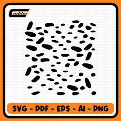 dalmatian spots svg, animal print svg, pdf, eps, ai, png instant digital download