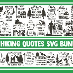 hiking svg bundle mountains adventure hike camping climbing designs quotes forest cricut png