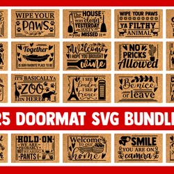 Doormat svg bundle funny quotes sayings welcome home farmhouse DIY mom cricut