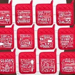 pot holder svg bundle kitchen funny quotes designs chef cooking mom life baking