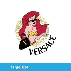 ariel versace disney jpeg image cartoon digital file