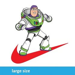 buzz lightyear swoosh nike jpeg image cartoon digital file