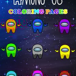85 pages among us coloring - games coloring for kids - coloring sheets -printable coloring pages