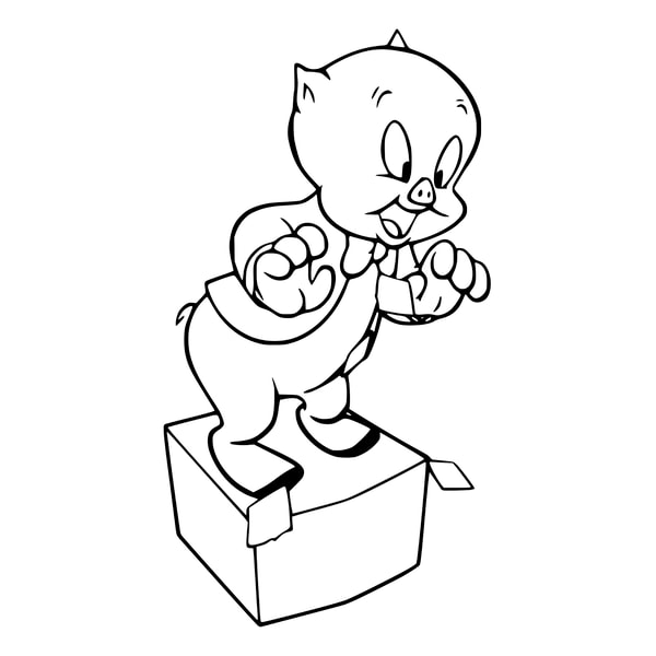 Porg Colouring 20 pages Porky Pig coloring-cartoon coloring for kids -color | Inspire ...