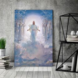 The Second Coming Canvas Wall Art - Jesus Christ Poster - God Jesus Horizontal Canvas Prints - Christ Pictures Prints
