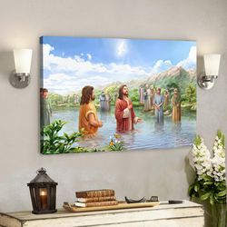 God Canvas 24 - Jesus Canvas - Christian Gift - Jesus Canvas Painting - Jesus Canvas Art - Bible Verse Canvas Wall Art