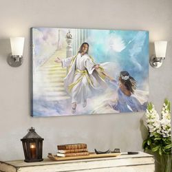 God Canvas 31 - Jesus Canvas - Christian Gift - Jesus Canvas Painting - Jesus Canvas Art - Bible Verse Canvas Wall Art