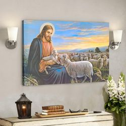 God Canvas 44 - Jesus Canvas - Christian Gift - Jesus Canvas Painting - Jesus Canvas Art - Bible Verse Canvas Wall Art